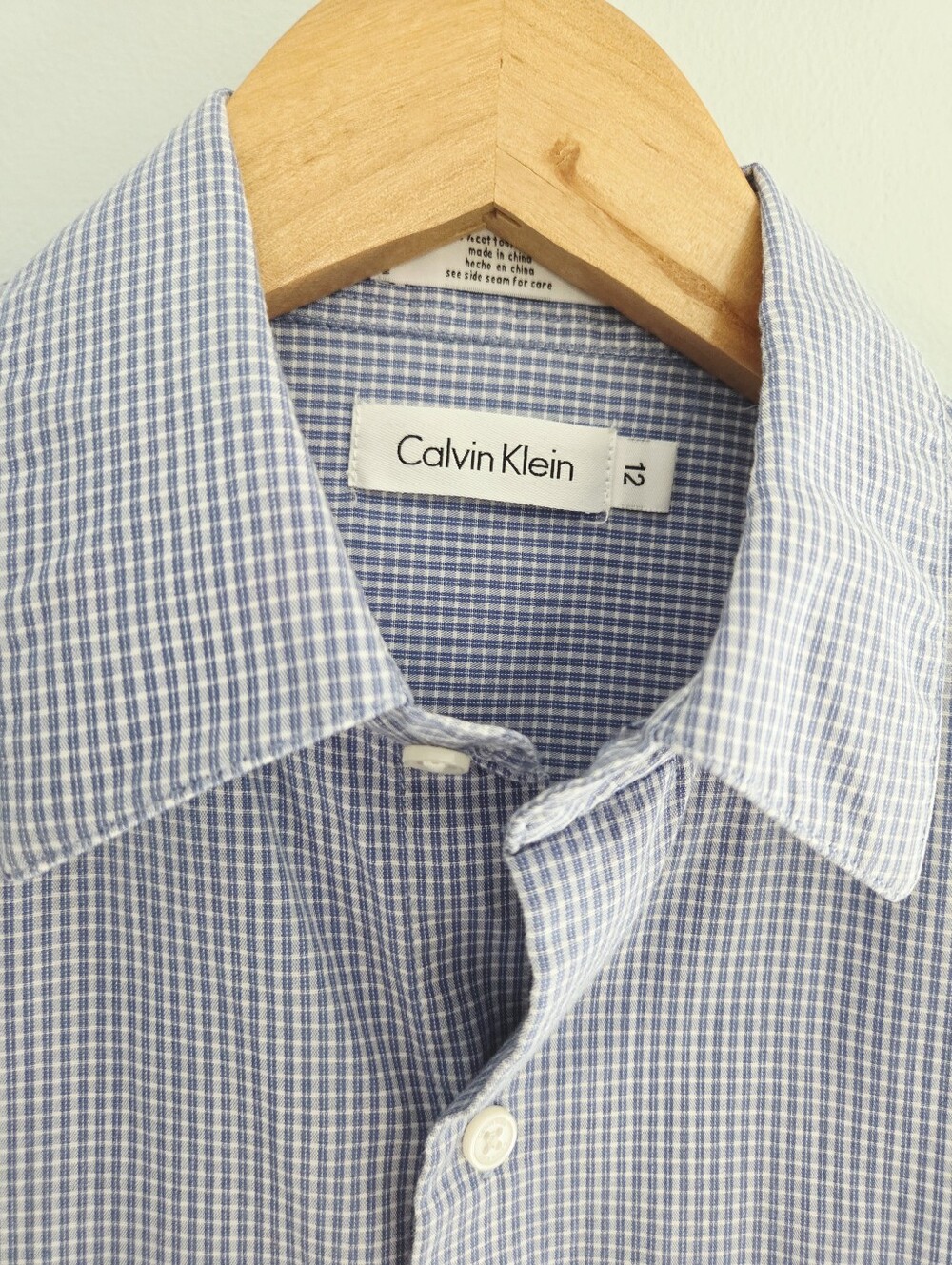 Calvin Klein Boys Dress Shirt Button Down